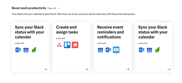 Slack’s tone of voice is casual and matter-of-fact